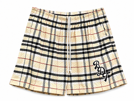 BDT Heritage Plaid Mesh Shorts